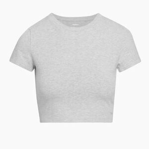 Aritzia grey crop top